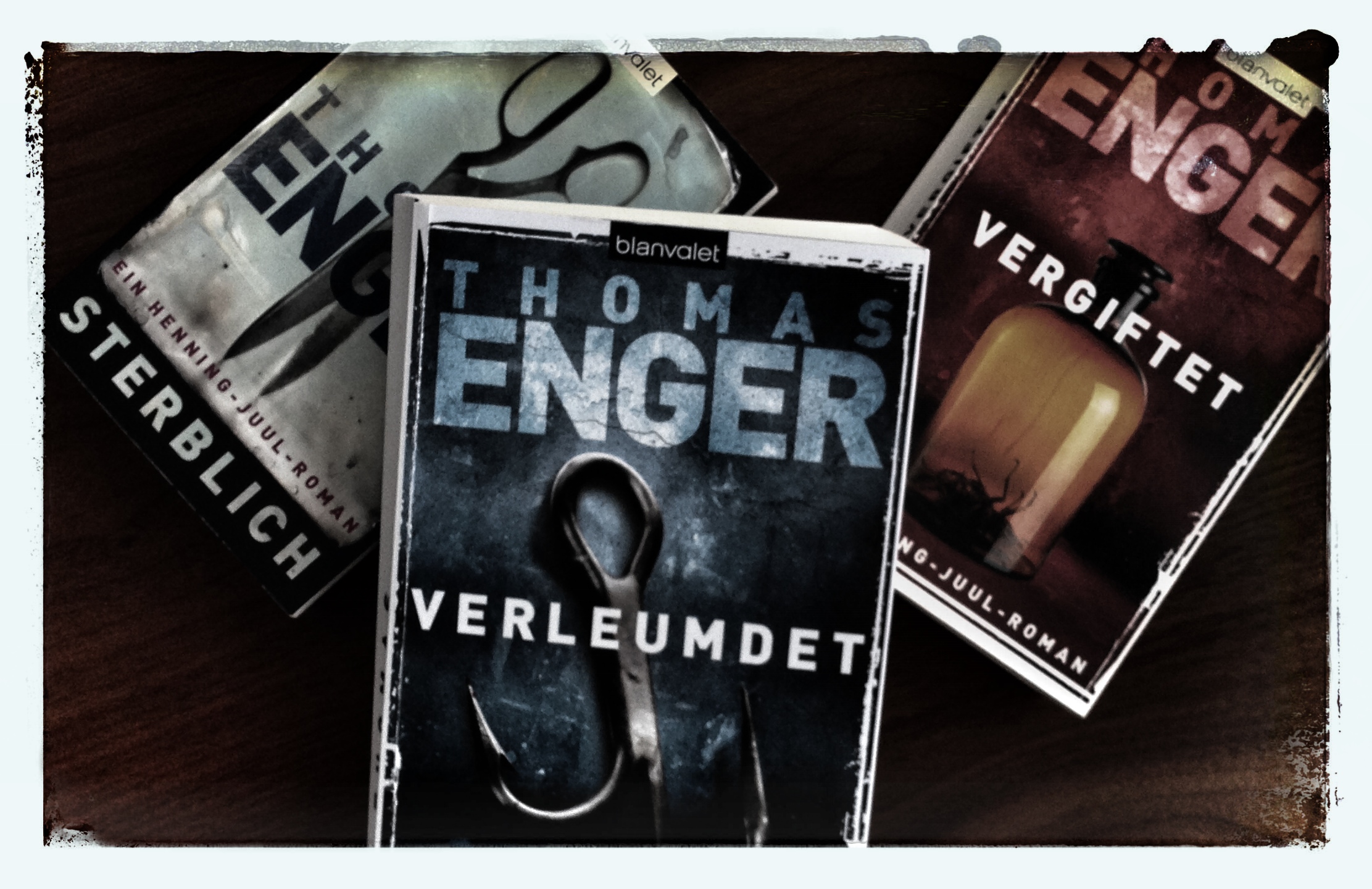 Die drei bisher erschienenen Bände der Henning-Juul-Reihe von Thomas Enger.
