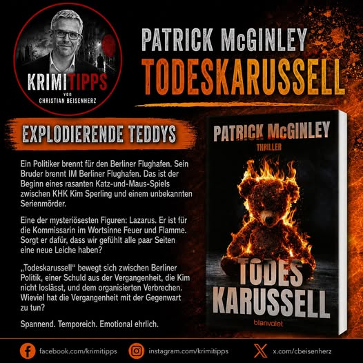 Krimitipp-Kachel zu Todeskarussell von Patrick McGinley