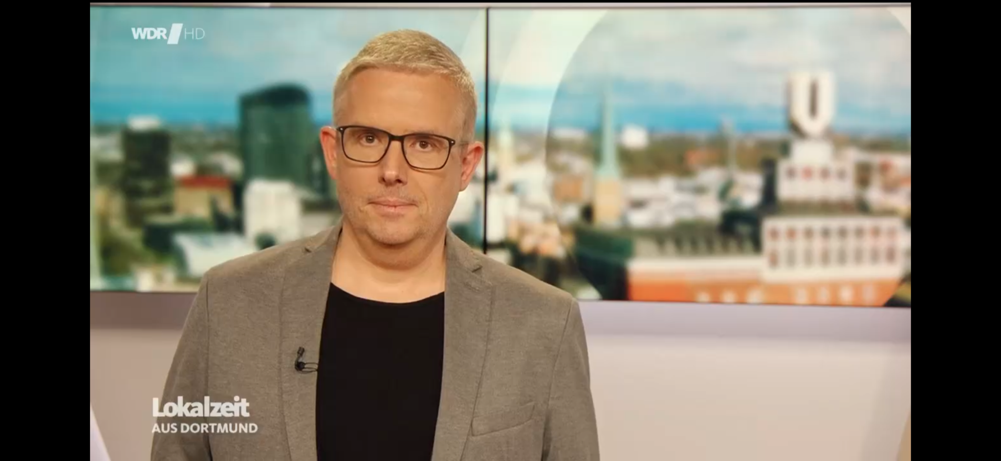 Christian Beisenherz im Lokalzeit-Studio